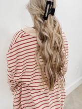 Load image into Gallery viewer, Daydream Believer Striped Sweatshirt + Bubble Mini Skirt Set