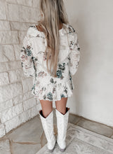 Load image into Gallery viewer, Valerie Eyelet Floral Belted Dress