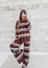 Load image into Gallery viewer, Already Layered Up Cozy Striped Knit Sweater