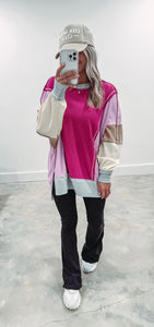 Nice Girl Colorblock Sweater