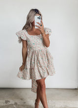 Load image into Gallery viewer, Spring Brunch Floral Mini Dress