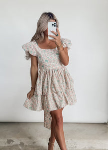 Spring Brunch Floral Mini Dress