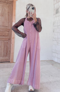 Jordan Thermal Jumpsuit - mauve