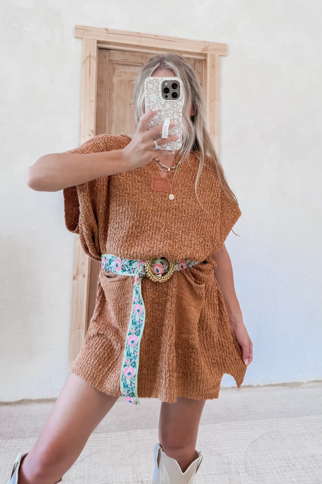 Keep It Cozy Camel Tunic