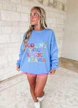 Load image into Gallery viewer, Count Your Lucky Stars Graphic Sweatshirt