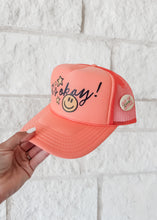 Load image into Gallery viewer, It’s Okay! Smile &amp; Star Trucker Hat