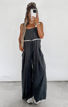 Load image into Gallery viewer, Willow Drawcord Waistline Plaid Overalls w/ Adjustable Straps