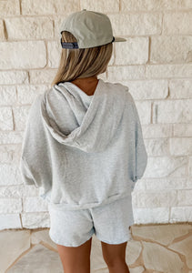 Lori Gray Knit Hoodie