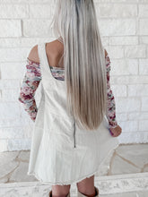 Load image into Gallery viewer, Lauryn Natural Mini Dress (FINAL SALE)