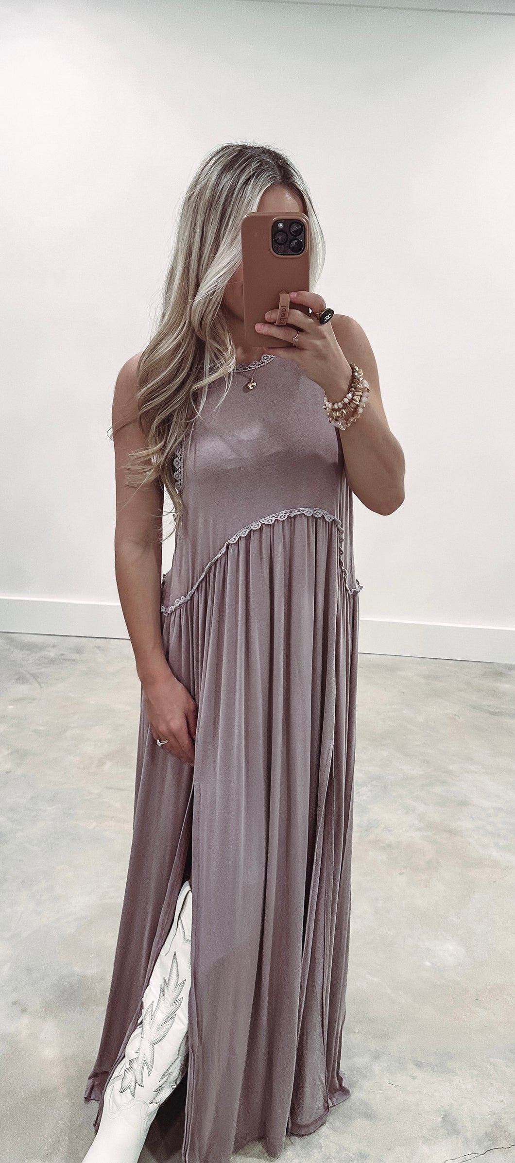 Own The Day Taupe Maxi