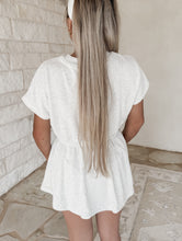 Load image into Gallery viewer, Sidewalk Skips Two Piece Casual Skort Set - White Melange