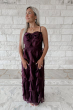 Load image into Gallery viewer, On My Terms Bow Midi Dress- Plum