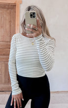 Load image into Gallery viewer, Tatum Striped Open Back Top