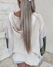 Load image into Gallery viewer, Yours Forever Chunky Patchwork Sweater Hoodie