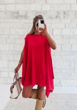 Load image into Gallery viewer, Chill Mode Mineral Wash Handkerchief Hem Jersey Mini Dress