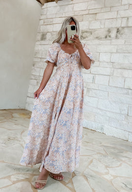 Feeling Like Summer Puff Sleeve Maxi (FINAL SALE)