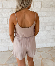 Load image into Gallery viewer, Casey Mocha Cami Romper