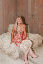 Load image into Gallery viewer, Amarillo Sky Handkerchief Hem Babydoll Cami with Beads