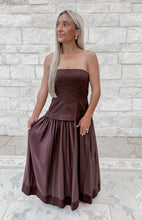 Load image into Gallery viewer, Field Session Strapless Lined Corset Midi Dress