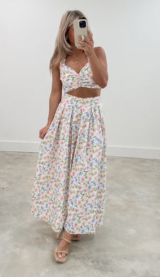 True Happiness Floral Skirt Set