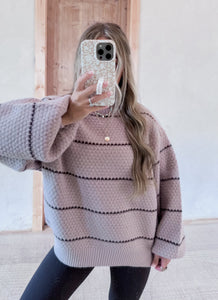 Jenny Striped Chunky Sweater