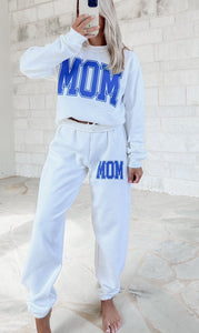 Mom Blue Sweatpants