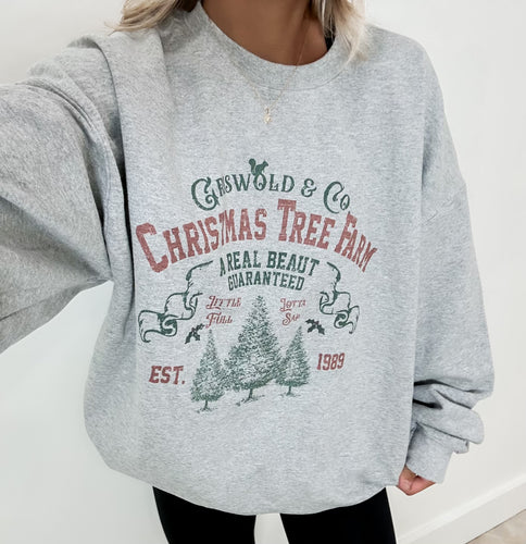 Griswold’s Christmas Tree Farm Sweatshirt (gilden)