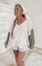 Load image into Gallery viewer, Yours Forever Chunky Patchwork Sweater Hoodie