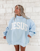 Load image into Gallery viewer, Jesus Mock Neck Sweatshirt