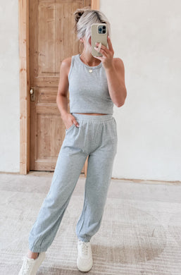 Elle Grey Jogger Set