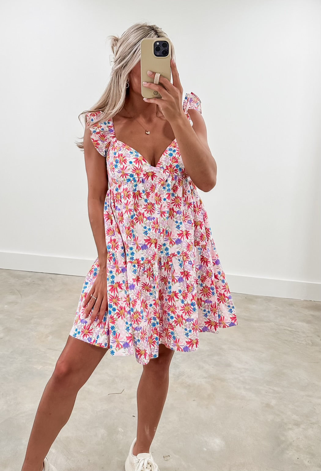 Sadie Floral Babydoll Dress