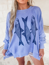 Load image into Gallery viewer, Weekend Catch Graphic Fish Sweatshirt