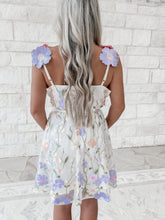 Load image into Gallery viewer, Keep It Authentic Floral Embroidered Dress - Purple Apricot