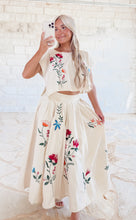 Load image into Gallery viewer, Half Past Sunset Floral Skirt Set