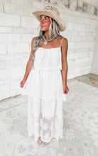 Load image into Gallery viewer, Timeless Effort Tiered Lace Midi