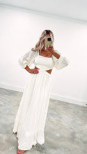 Load image into Gallery viewer, Hopeless Romantic Cream Cutout Maxi