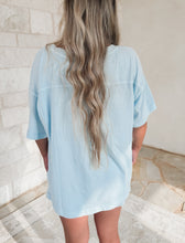 Load image into Gallery viewer, Harlow Mineral Washed Short Set - Lt Blue