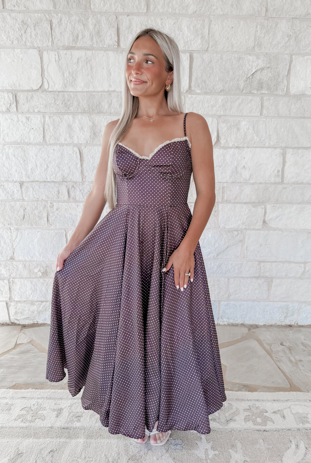 layered fit and flare dress Strapless Fit and Flare Embroidered Mini Dress with Layered Skirt