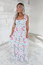 Load image into Gallery viewer, Bloom &amp; Be Seen Floral Print Tiered Maxi Dress