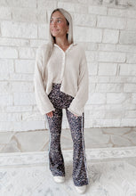 Load image into Gallery viewer, Catching Speed Leopard Print High Waist Flare Yoga Pants