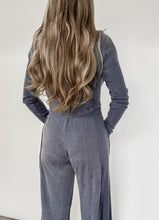 Load image into Gallery viewer, Without Thinking Boat Neck Long Sleeve + Pant Set - Charcoal