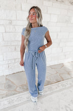 Load image into Gallery viewer, Morning Roast Stripe Boat Neck Top &amp; Stripe Pants Set