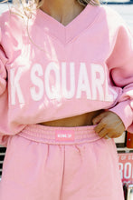 Load image into Gallery viewer, Madi May x Ck Squared V Neck &amp; boxing Short Sweat Set - Dark Rose
