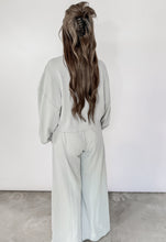 Load image into Gallery viewer, Showing Out Wide Leg Sweatpants - Silver