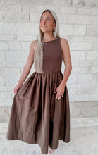 Load image into Gallery viewer, Take Another Chance Brown Midi Dress