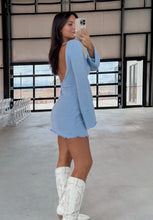 Load image into Gallery viewer, Destin Drives Blue Mini Dress