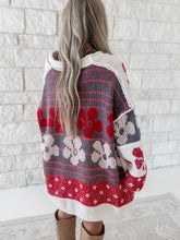 Load image into Gallery viewer, Daisy Oversized Terry Knit Cardigan