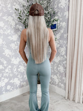 Load image into Gallery viewer, Emily Ribbed Yogalicious Athletic Jumpsuit - Stormy Sea
