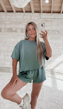 Load image into Gallery viewer, Weekends In Laguna Scuba Lounge Short Set - Eldergreen