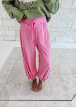 Load image into Gallery viewer, Found Peace Acid Washed Capri Length Bubble Pants